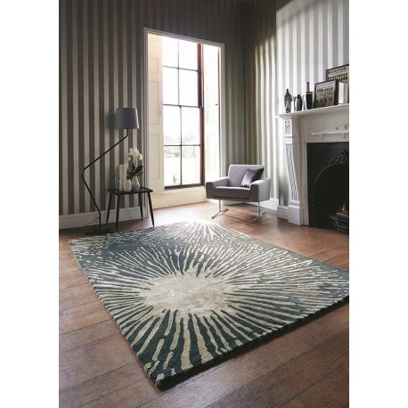 Tapis Abstrait Tuft Main Laine Et Viscose Design Shore