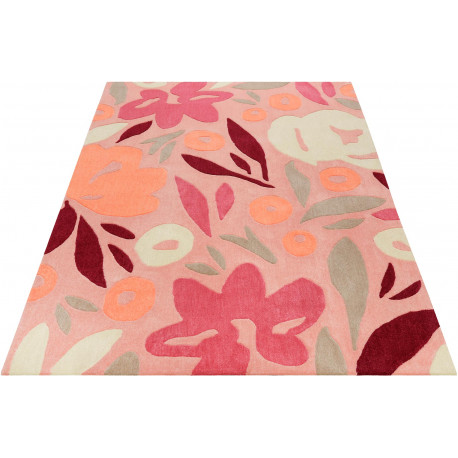 Tapis Floral En Polyester Design Flower Capsul Esprit