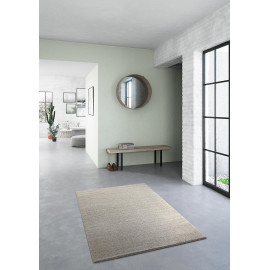 Tapis moderne rayé rectangle Peck