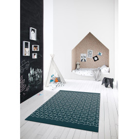 Tapis scandinave à courtes mèches graphique Greenough