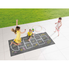 Tapis de jeu extérieur gris La Marelle