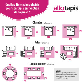 Tapis ethnique rectangle coloré berbère pour salon Naas