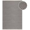 Tapis graphique aspect viscose moderne Alva