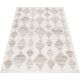 Tapis crème berbère ethnique rectangle Cherine