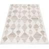 Tapis crème berbère ethnique rectangle Cherine