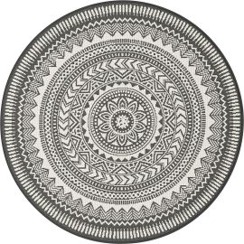 Tapis plat rond design intérieur et extérieur Heva