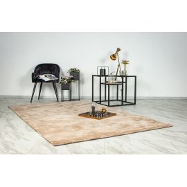 Tapis design doux rectangle rayé Runa