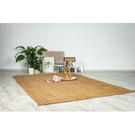 Tapis naturel jute écologique tissé plat Daphne