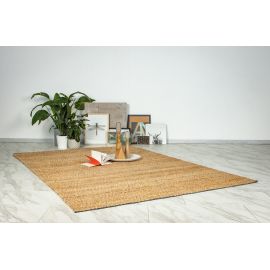 Tapis tissé plat naturel jute écologique Liv