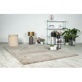 Tapis shaggy doux rectangle uni Windsor