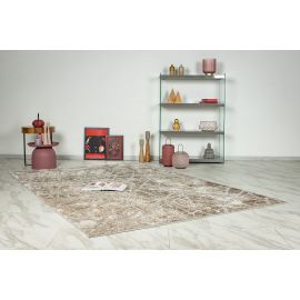 Tapis moderne effet 3D rectangle rayé Katoun