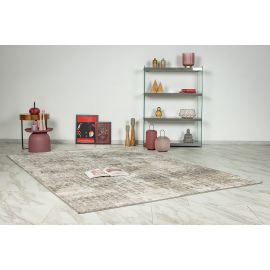 Tapis moderne effet 3D rayé rectangle Pedro