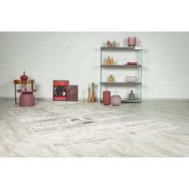 Tapis rayé design effet 3D rectangle Cherine