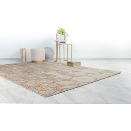 Tapis moderne courtes mèches rectangle Hadra