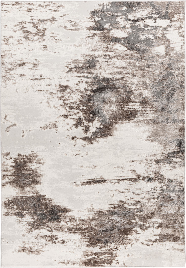 Tapis de salon rond gris clair épais et très doux 100 cm - Inspiration Luxe