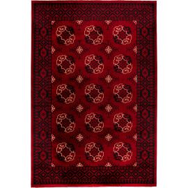 Grand tapis chindi multicolore en coton épais, ambiance contemporaine  colorée, 230x160cm