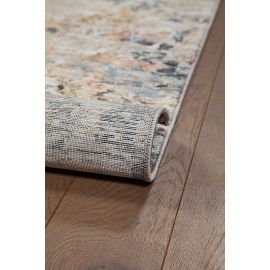 Tapis moderne avec franges rectangle abstrait Justine