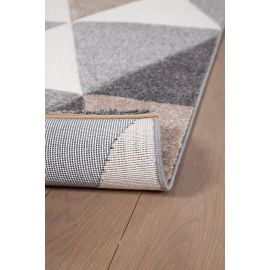 Tapis graphique moderne à courtes mèches Optik