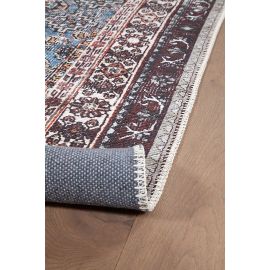 Tapis vintage plat rayé rectangle Streaks