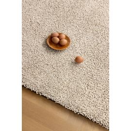 Tapis laine naturel poils ras moderne Origin Low