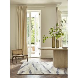 Tapis graphique moderne laine tufté main Diffinity