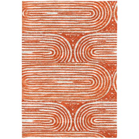 Tapis moderne plat abstrait Zuji Tempo