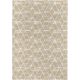 Tapis scandinave géométrique plat beige Trico