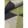 Tapis abstrait plat design multicolore Tiaret