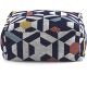 Pouf graphique design multicolore Twist