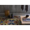 Tapis coloré design abstrait plat Tensival