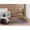 Tapis multicolore design abstrait plat Sonie