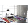 Tapis multicolore abstrait moderne plat Serra