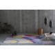 Tapis abstrait plat multicolore moderne Paslon