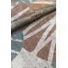 Tapis coloré abstrait design plat Oriane