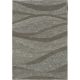 Tapis gris courbe plat design Ograbe