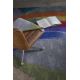 Tapis abstrait multicolore moderne plat Molin