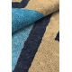 Tapis abstrait moderne multicolore plat Metropol