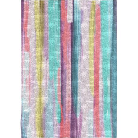 Tapis coloré peinture abstrait design plat Loane