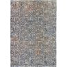 Tapis vintage coloré plat rayé Llescas