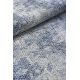 Tapis abstrait bleu moderne plat Kitae