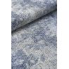 Tapis abstrait bleu moderne plat Kitae