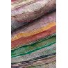 Tapis moderne plat multicolore rayé Helga