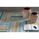 Tapis peinture abstrait multicolore plat Harper