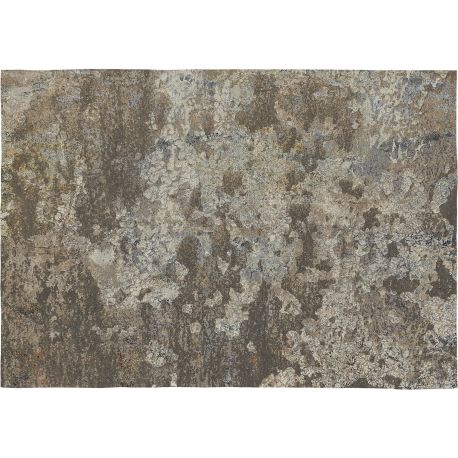 Tapis marron abstrait moderne plat Groot