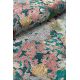 Tapis floral multicolore design plat Florette