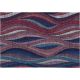 Tapis multicolore courbe design plat Fils