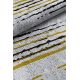 Tapis multicolore moderne rayé plat Dogas