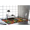 Tapis moderne multicolore plat graphique Cromis