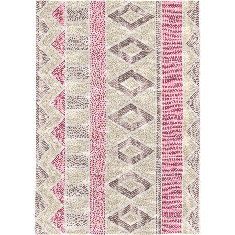 Tapis multicolore abstrait moderne plat Canek