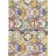 Tapis moderne plume faon plat coloré Berry